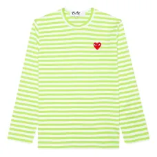 Полосатая футболка с длинными рукавами и логотипом