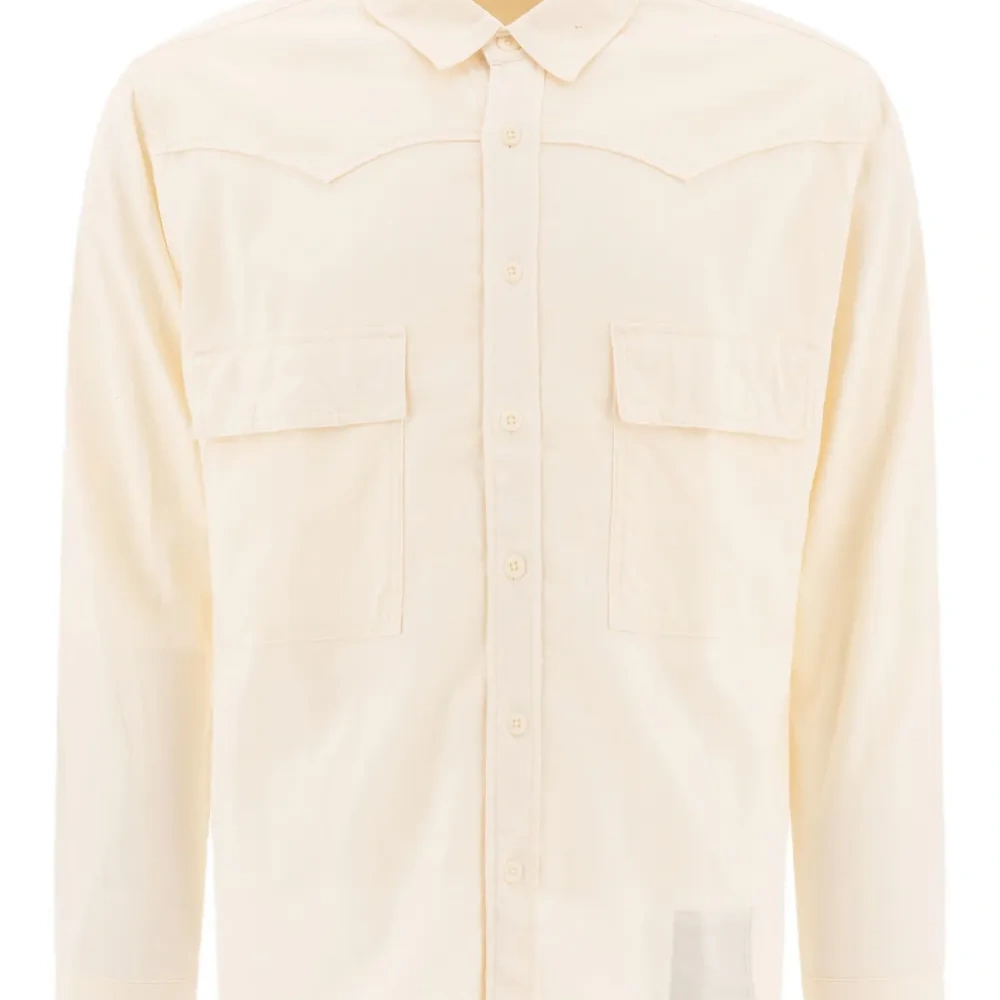 Рубашка из смеси шелка и хлопка