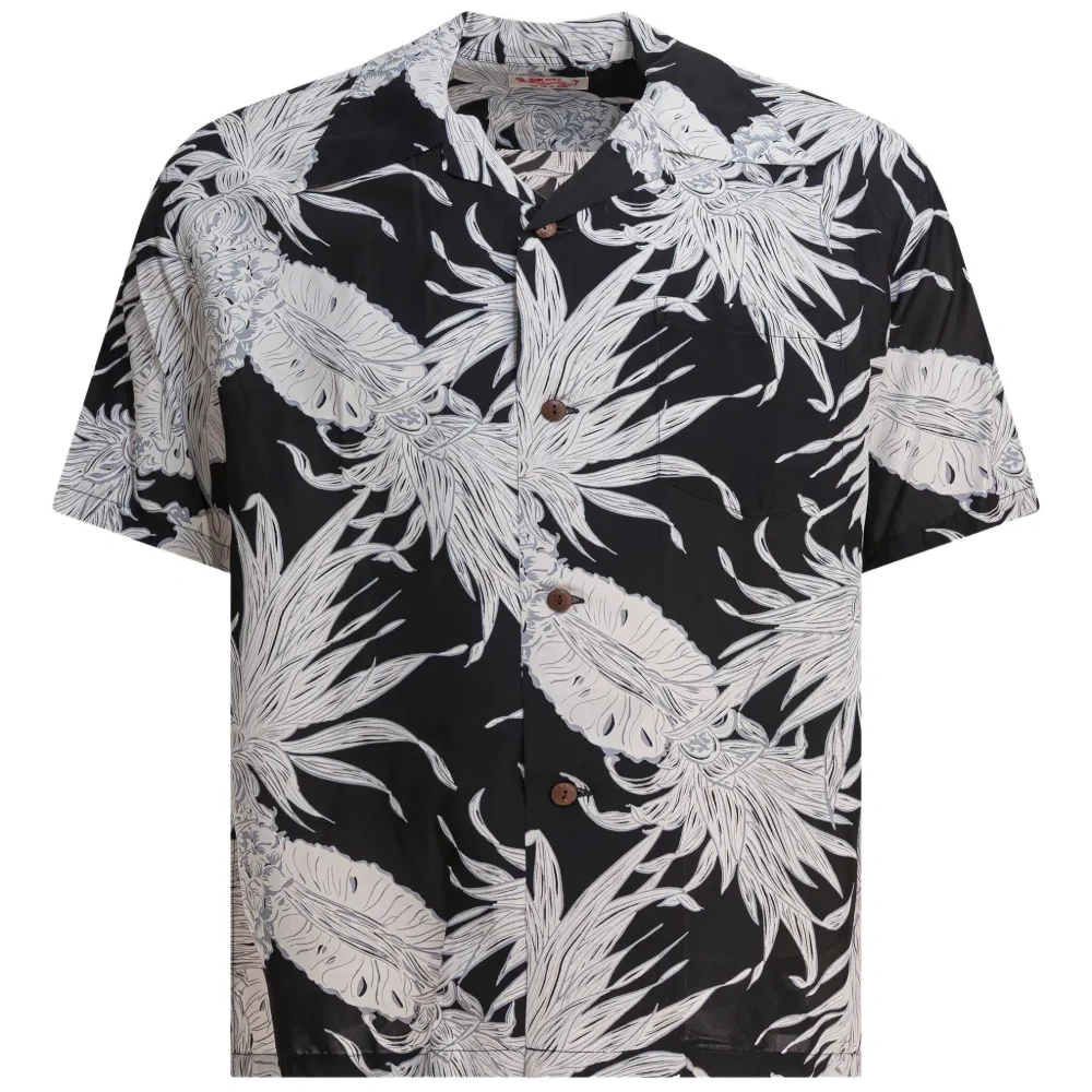 Рубашка с цветочным принтом