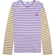 Полосатая футболка с логотипом