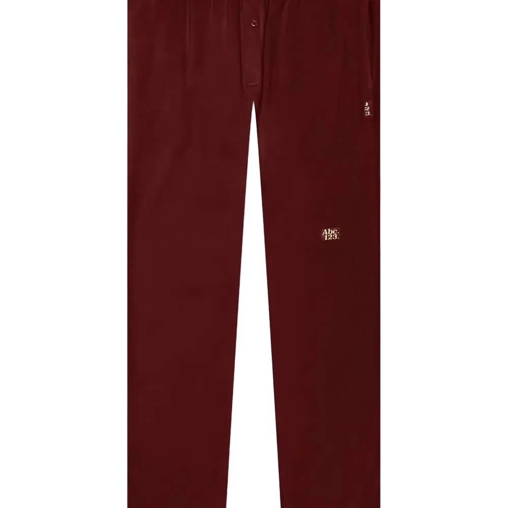 Брюки с нашивкой-логотипом