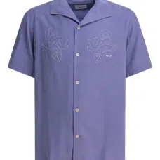 Рубашка с цветочной вышивкой Рубашка с цветочной вышивкой