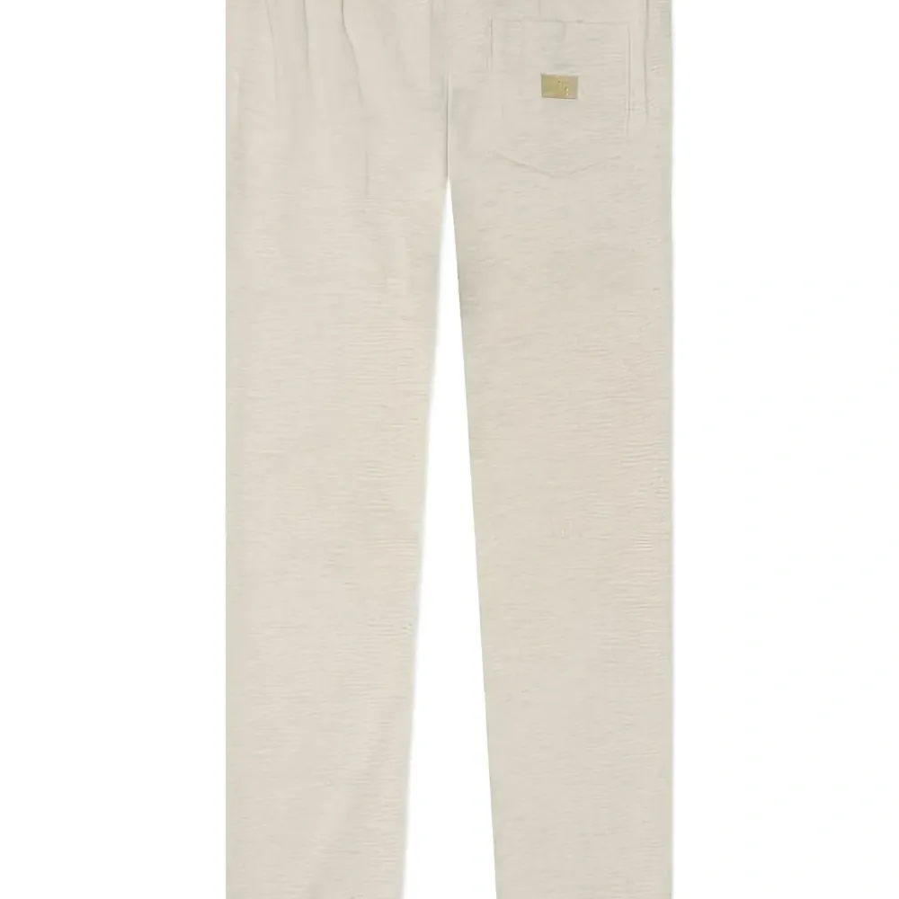 Брюки с нашивкой-логотипом