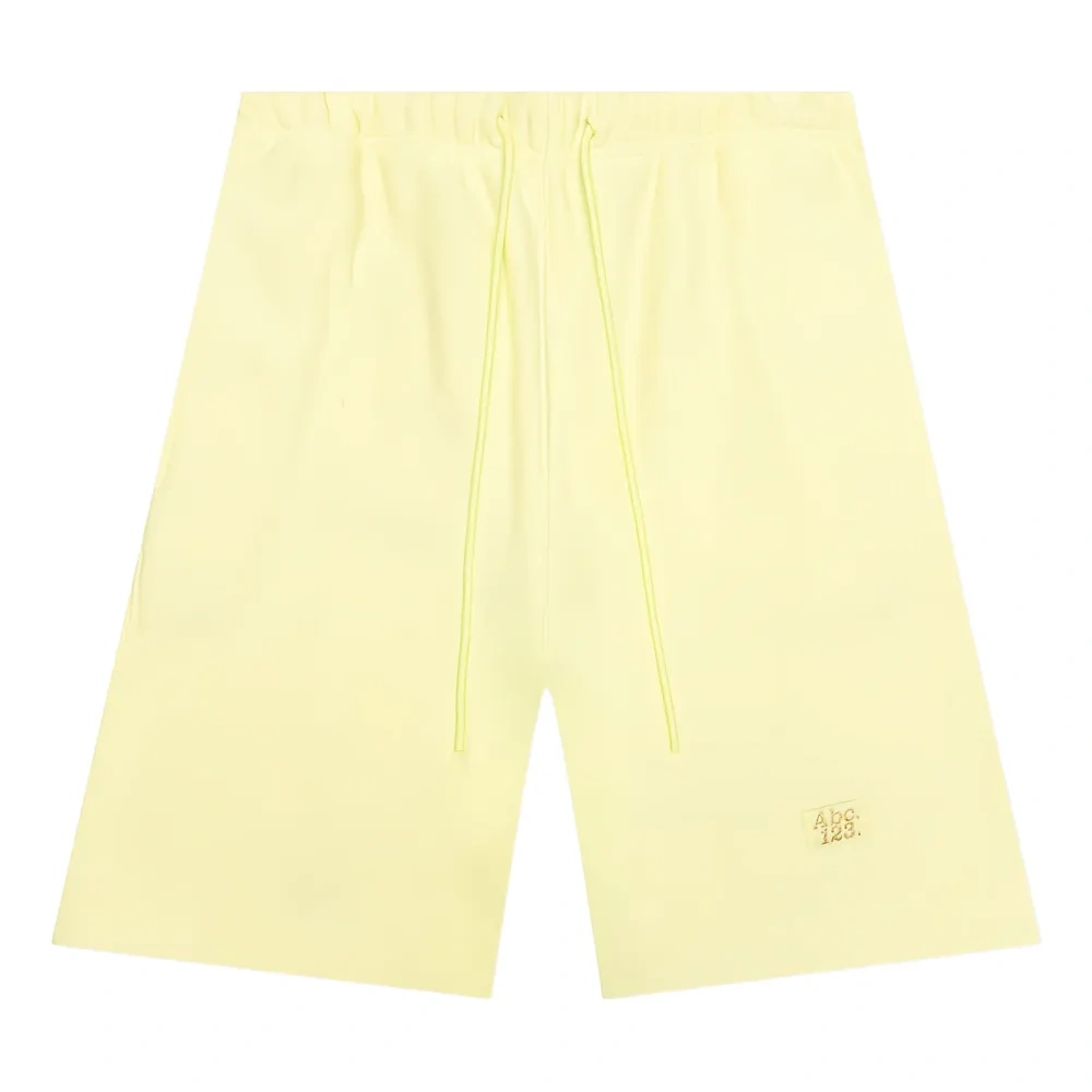 Шорты с кулиской и нашивкой-логотипом