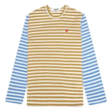 Полосатая футболка с длинными рукавами