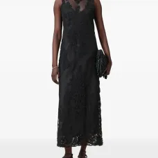 Платье макси Rye с цветочной вышивкой