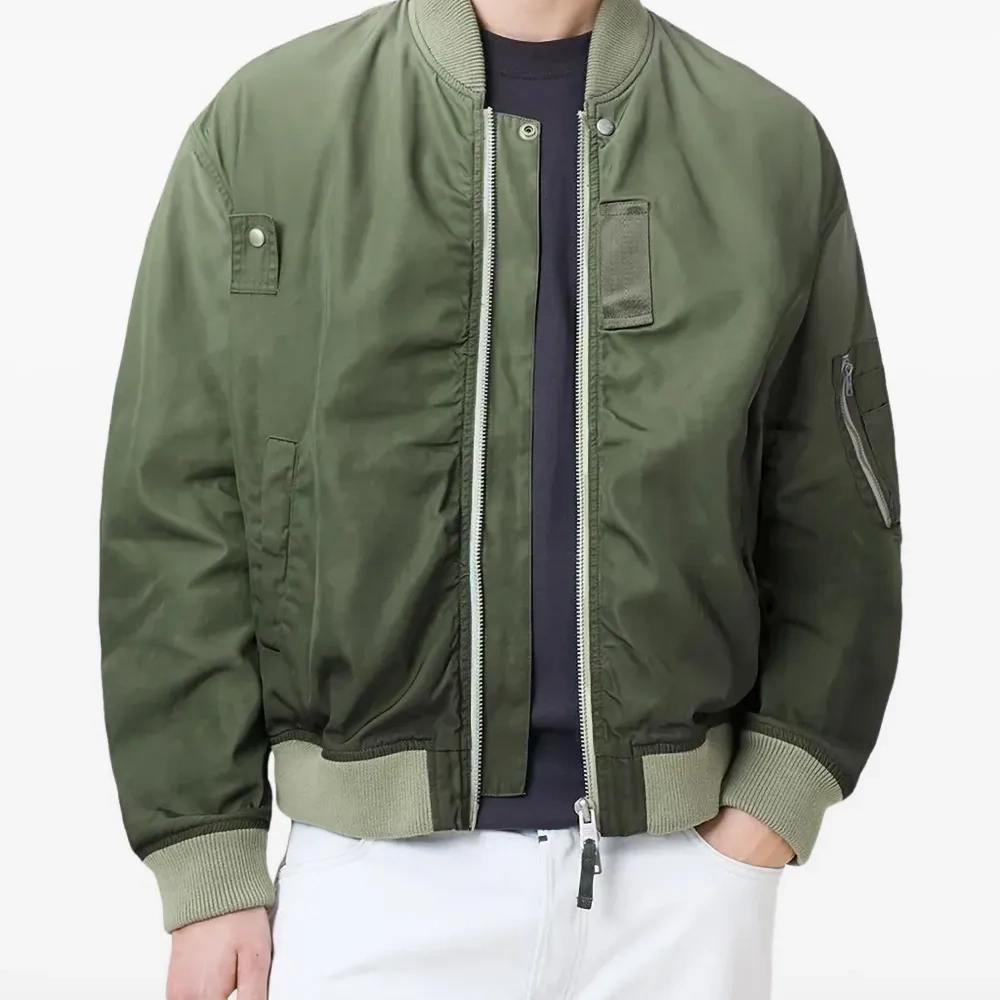 Бомбер Cascade с манжетами в рубчик