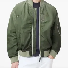 Бомбер Cascade с манжетами в рубчик Бомбер Cascade с манжетами в рубчик