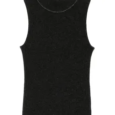 Топ с металлическим декором