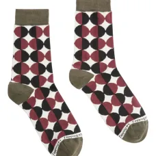 Носки с геометричным узором