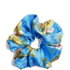 Шелковая резинка для волос Giga с цветочным принтом Шелковая резинка для волос Giga с цветочным принтом