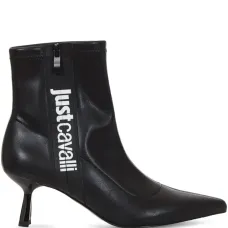 Ботильоны с заостренным носком и логотипом