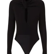 Боди с драпировкой