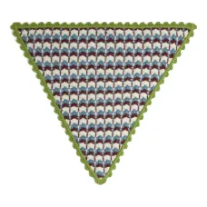 Шарф-треугольник вязаный крючком Шарф-треугольник вязаный крючком