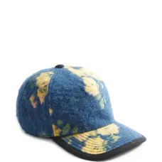 Жаккардовая бейсболка с цветочным узором Жаккардовая бейсболка с цветочным узором