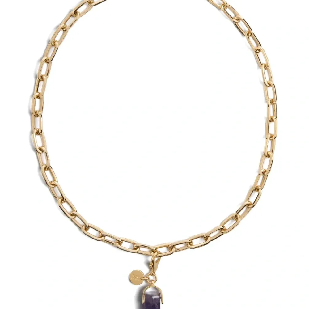 Колье с аметистом