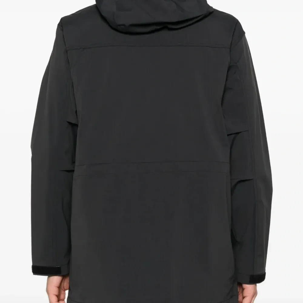 плащ Bowden с капюшоном