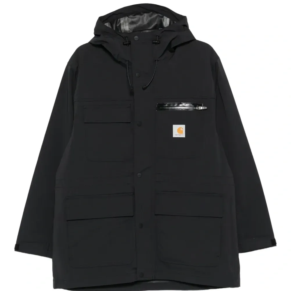 плащ Bowden с капюшоном