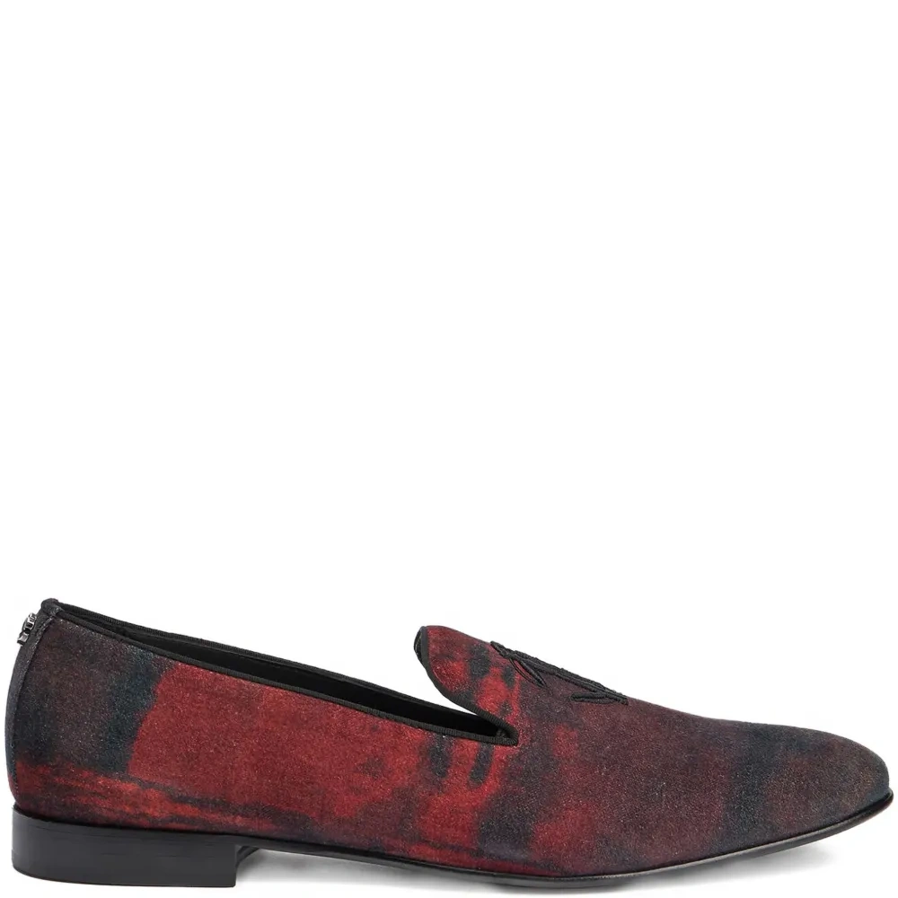 Лоферы с вышитым логотипом Лоферы с вышитым логотипом