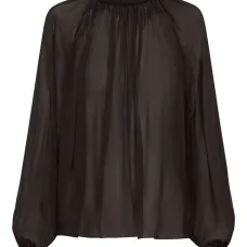 топ Solene с высоким воротником и объемными рукавами топ Solene с высоким воротником и объемными рукавами