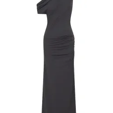 платье макси на одно плечо