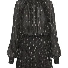 платье мини Cecile с высоким воротником