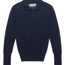 Шерстяная рубашка поло Шерстяная рубашка поло