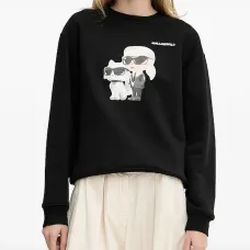 Толстовка с принтом Ikon Karl & Choupette