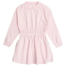 Платье с эластичным поясом и логотипом