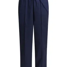 Брюки с кулиской и вставками