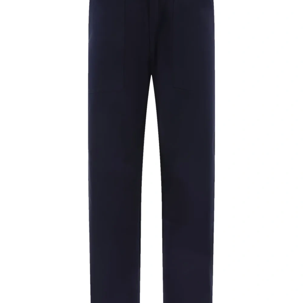 Брюки с нашивкой-логотипом