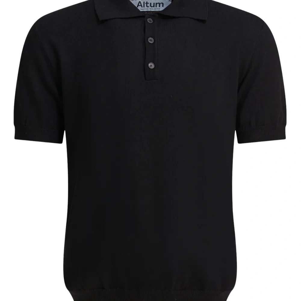 Трикотажная рубашка поло с короткими рукавами