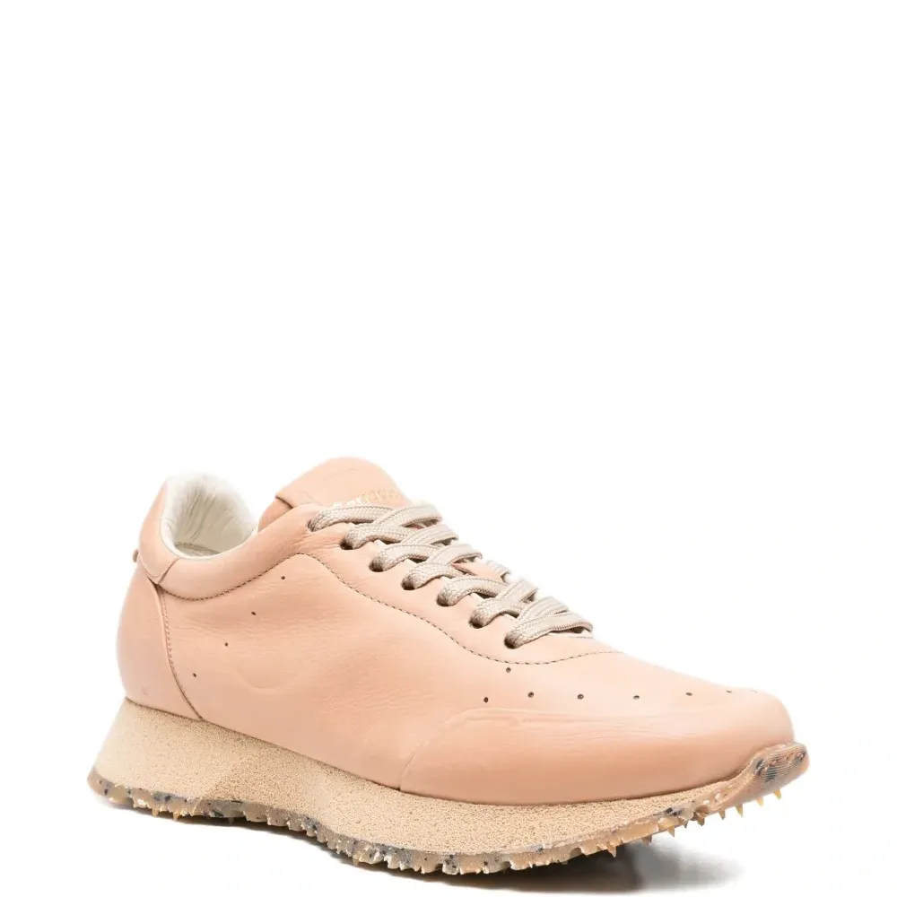 Кожаные кроссовки