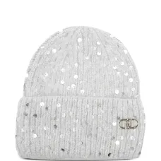 Шапка бини с пайетками