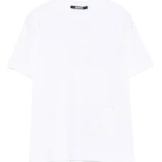 футболка с вышитым логотипом