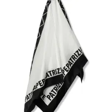 Шёлковый платок с геометрическим принтом