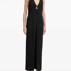 Платье макси с вырезом халтер Платье макси с вырезом халтер