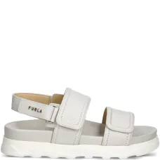 Сандалии с ремешками и логотипом