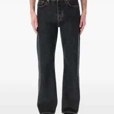 Джинсы с нашивкой-логотипом