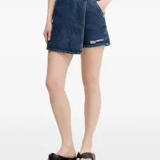 Джинсовая юбка-шорты