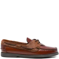 Кожаный топсайдеры