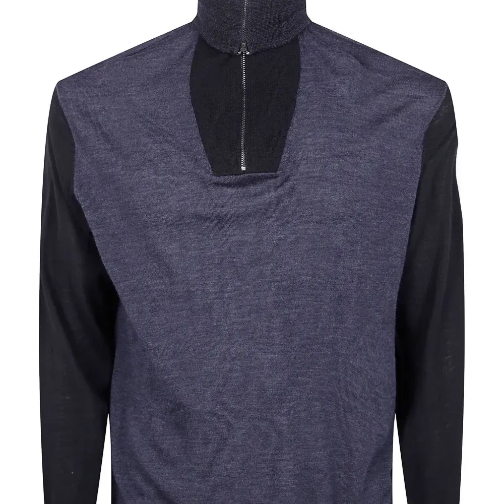 Шерстяная толстовка с воротником на молнии Шерстяная толстовка с воротником на молнии