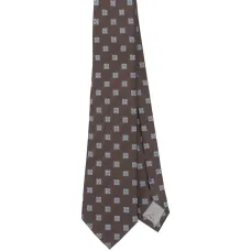 Шелковый галстук с жаккардовым узором