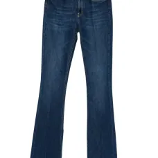 расклешенные джинсы с карманами