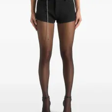 Твидовые шорты Elina с цепочкой