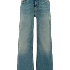 Джинсы с эффектом потертости