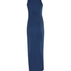 Декорированное платье макси асимметричного кроя Декорированное платье макси асимметричного кроя