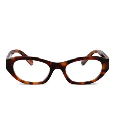 Очки в геометричной оправе черепаховой расцветки