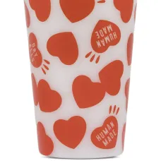 Стеклянный стакан с принтом