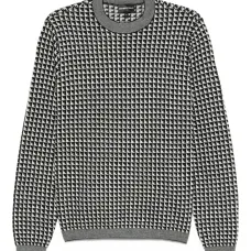 шерстяной свитер с геометричным узором